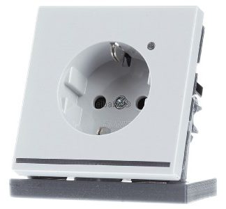 Розетка SCHUKO 16A 250V для светодиодной лампы ориентации WS - Электрическая розетка LS 1520-O LG LNW