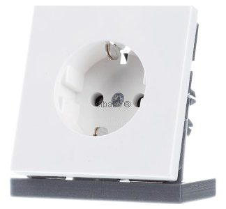 Розетка SCHUKO 16A 250V, альпийский белый - Розетка (LS 1521 WW)