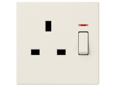 Розетка с выключателем ws 13A 250V 2-полюсная uE - Розетка (LS 3171 KO)