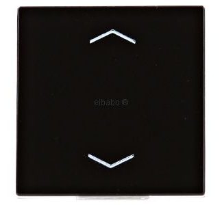 Черная накладка на кнопку 4x с символом вверх/вниз - крышка для переключателя, черная, LS 404 TSAP SW 23