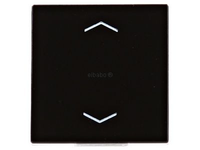 Черная накладка на кнопку 4x с символом вверх/вниз - крышка для переключателя, черная, LS 404 TSAP SW 23