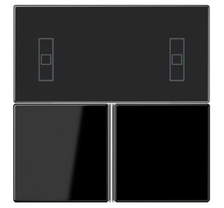 Полный комплект черных клавиш - накладка на переключатель черная LS 4093 TSA SW