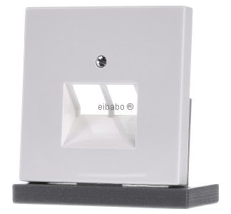 Белая альпийская крышка для розетки IAE/ZEA - пластина ZEA/IAE (ISDN) LS 969-2 UA WW