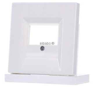 Белая альпийская крышка для разъема TAE - пластина TAE LS 969 T WW