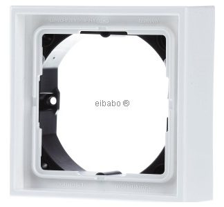 Рамка 28 мм по горизонтали/вертикали - Одинарная белая рамка LS 981 HBF WW