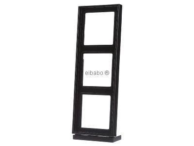 Рамка 3x черная горизонтальная/вертикальная - Рамка 3x черная LS 983 SW