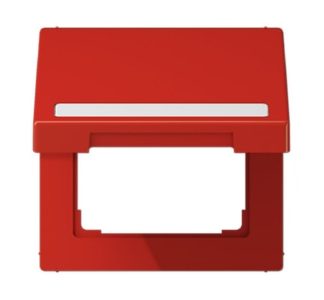 Откидная крышка с защитной пленкой 50x50 мм - Однорамочный, кремово-белый LS 990 BFNAKL RT