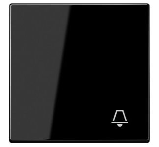 KLINGEL sw key symbol for push button - Switch/button Cover Plate black LS 990 K SW