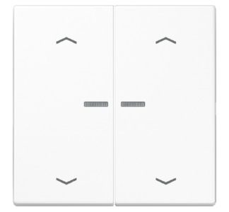 Ключевые символы/световые линии для двухсторонней кнопки - Крышка для белых жалюзи LS 995 KO5MP WW