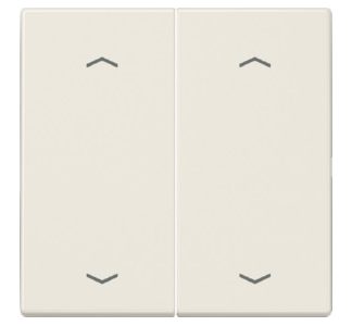 Белые ключевые символы для двухсторонней кнопки - Крышка для жалюзи LS 995 MP