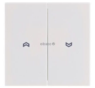 Белые символы-качели для кнопок - заглушка LS 995 P