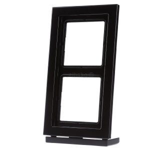 Рамка 2x черная горизонтальная/вертикальная - Рамка 2x черная LSD 982 SW