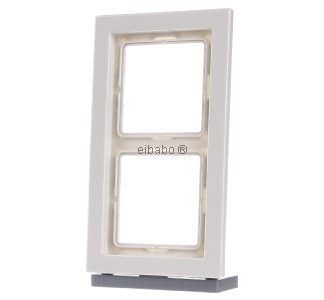 Рамка 2x белая горизонтальная/вертикальная - Рамка 2x кремово-белая LSD 982 Вт