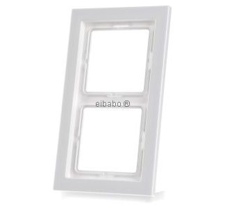 Alpine white double frame horizontal/vertical - Double frame white LSD 982 WW