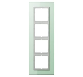 Рамка 4х м белая горизонтальная/вертикальная - Рамка 4-створчатая LSP 984 GLAS