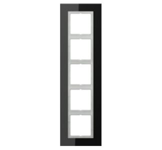 Пятисекционная стеклянная рама, горизонтальная/вертикальная - пятисекционная черная рама LSP 985 GL SW