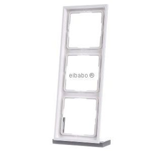 Рамка 3х горизонтальная/вертикальная - Рамка 3-складная белая LSZ 983 BF WW