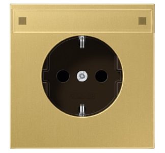 Розетка Schuko 16A 250V с контактной площадкой для записи - электрическая розетка ME 1520 NA C