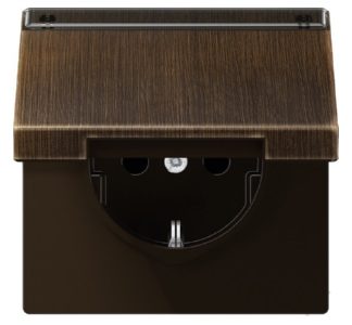 Розетка Schuko 16A 250V с откидной крышкой - электрическая розетка ME 1520 NAKL AT