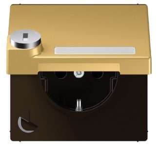 Розетка Schuko 16A 250V с защитой от случайного контакта - электрическая розетка ME...