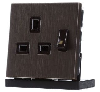 Британская стандартная розетка с выключателем - розетка ME 3171 AT.