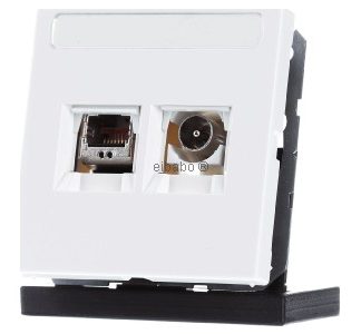 Мультимедийный блок - Базовый элемент с центральной крышкой MMDLS4521WW