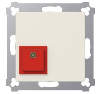 Белая кнопка вызова, крепление на винтах - устройство переключения для людей с ограниченными возможностями...