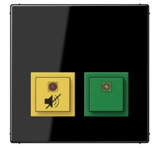 Черный офисный блок без рамы - Переключающее устройство для людей с ограниченными возможностями NRS LS 08...