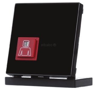 Кнопка вызова, крепление на черном винте - устройство переключения для людей с ограниченными возможностями...