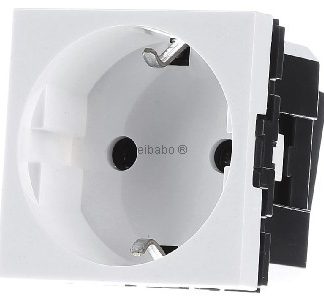 Розетка SCHUKO 2 модуля белая 077210