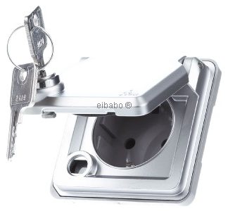 Розетка Soliroc IP44 с замком - Розетка (гнездо) 077839