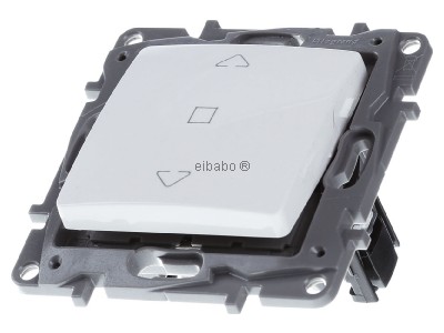 Переключатель для рулонных штор Niloe Ultra White, в разложенном виде - однополюсный переключатель для рулонных штор, белый 664511