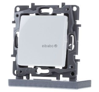 Тумблерный переключатель Niloe 10AX ультрабелого цвета 664701