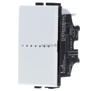 Кнопка LL Schl. 10A 1M белая N4055AN