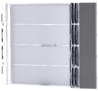 Модуль кнопок вызова на передней панели, 4 кнопки вызова, полностью металлический, 352041