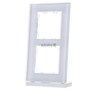 Двойная стеклянная рама KNX, белая BE-GTR2W.01
