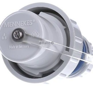 Вилка Schuko 16A, 2p+E, 230V, DWD - защитная вилка синего цвета 10828
