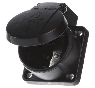 Накладная розетка Schuko 16 А, 2p+E, 230 В, IP54 - Розетка для монтажа оборудования 11332