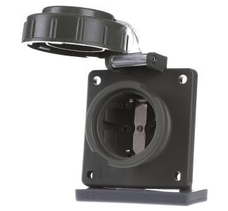 Удлинительная розетка Schuko 16A2p+E 230V IP68,™ - CEE-Socket IP68 connection 17021