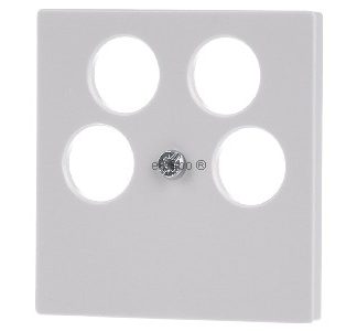 Белая центральная полярная пластина для 4-отверстийного корпуса антенны - Центральная крышка 295319