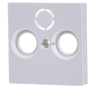 Центральная пластина Polar белого/глянцевого цвета для антенного разъема - Центральная крышка 296719