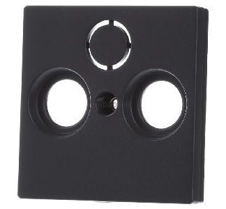 Центральная пластина антрацитового цвета для антенного разъема - Центральная крышка 297514