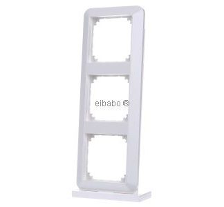 Тройная рамка Polar белого/глянцевого цвета, горизонтальная/вертикальная - 3-белая рамка белого цвета 389319