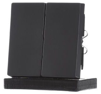 Антрацитовый переключатель-качелька для последовательного выключателя - Крышка для выключателя/кнопки 433514