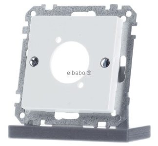 Белая/глянцевая центральная пластина Polar для аудиоразъема XLR 468019