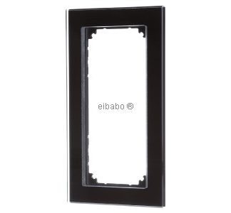 Рамка для стекла 2 шт. с/без центрального стержня - Рамка одностворчатая, черная 487803