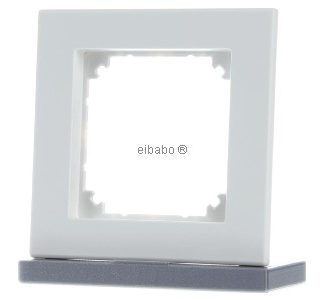 Рамка 1x для скрытого монтажа, цвет белый - Рамка 1x белая 488119