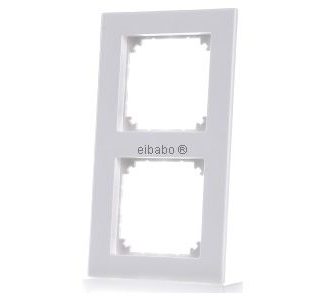 Двойная рама, установка заподлицо с корпусом полярно-белого цвета - Рама 2-белый белый 488219