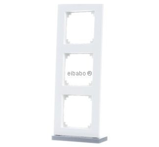 Трехсекционная тумба под шкаф, встраиваемая - трехсекционная тумба, белая 488319