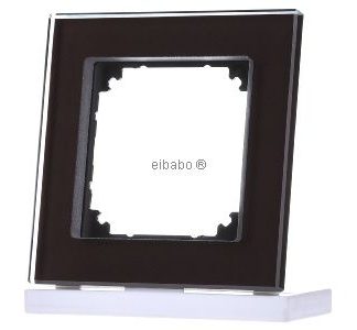 Рамка со стеклом 1x mah/br - Рамка одностворчатая, коричневая 489115